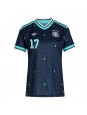 Deutschland Florian Wirtz #17 Auswärtstrikot für Frauen WM 2026 Kurzarm Deutschland Florian Wirtz #17 Auswärtstrikot für Frauen WM 2026 Kurzarm